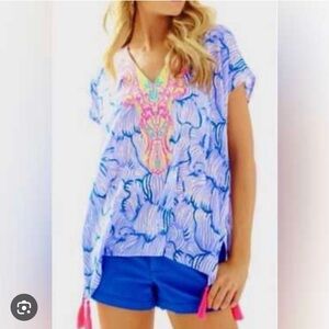 Lilly Pulitzer Sydney caftan top
